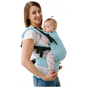 KAVKA multi-age PRO / soft blue twill bamboo - nastavitelné nosítko