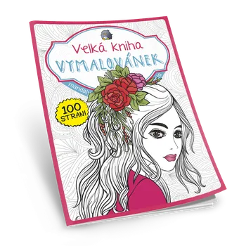 Antistresové omalovánky Velká kniha Vymalovánek růžová (č. 8)