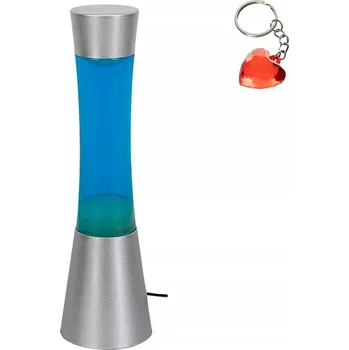 Lampička Stolní lampa Rabalux Minka modrá, šedá 20 W