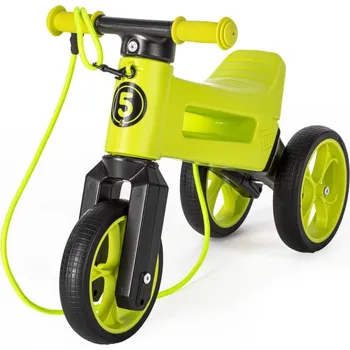 Odrážedlo Odrážedlo Funny Wheels zelený neon 18 m + 25 kg