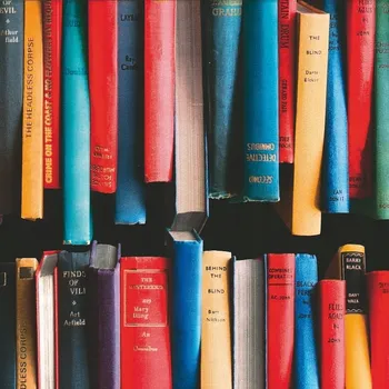 Tapeta NÁBYTKOVÁ DÝHA FÓLIE 45x50 BAREVNÉ 3D KNIHY