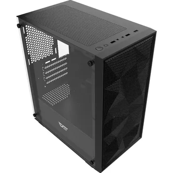 Počítačová skříň DarkFlash M305 Mesh bez ventilátorů, černá