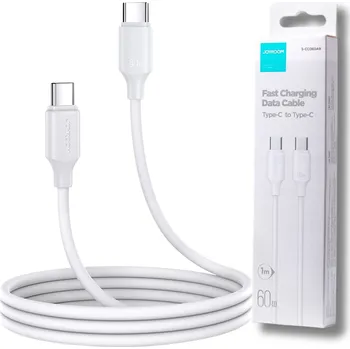 Datový kabel Kabel Joyroom USB typ C - USB typ C 1 m bílý