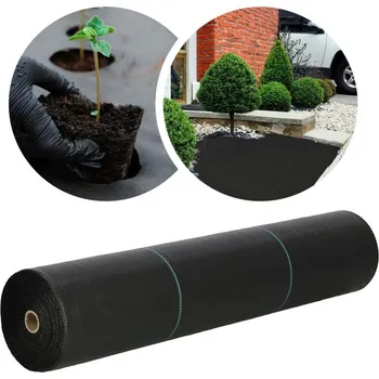 Mulčovací textilie Agrotextilie proti plevelu 1,1mx 50m ultra pevná SPRINGOS AG0047 černá