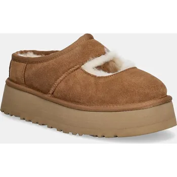 Pánské pantofle Semišové papuče UGG Bea Mary Jane 1167612.CHE hnědá 82X, EUR 42