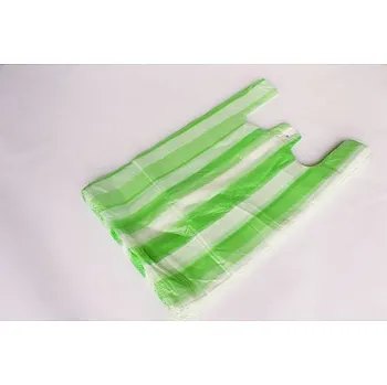 Taška 30 + 16 x 52 cm, pruhovaná – 100 ks, různé barvy - T25 modrobílá