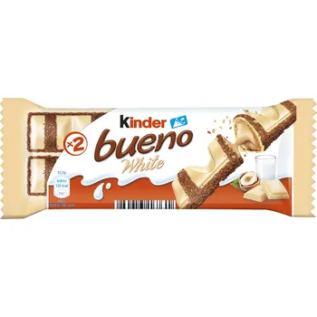 Cukrovinka Kinder Bueno WHITE 39g cena za kartonové balení (Kartonové balení : 30 ks)
