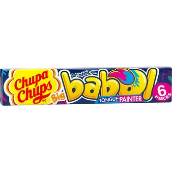 Žvýkačka Chupa Chups Big Babol Tongue Painter 27,6g cena za kartonové balení (Kartonové balení : 20 ks)