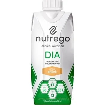 Speciální výživa BOHEMILK, a.s. Nutrego DIA s příchutí oříšek 12x330 ml