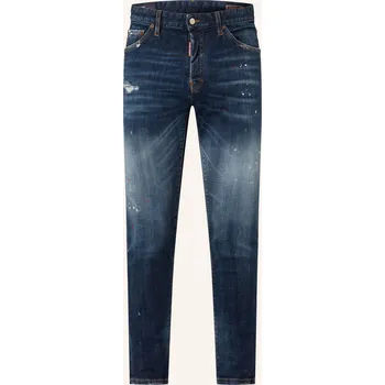 Pánské džíny dsquared2 Pánské Džíny Teddy Extra Slim Fit, 470 navy blue, 38