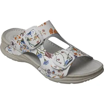 Dámská móda Santé zdravotní obuv Dámská pantofel D/10/FLORA/SP BÍLÁ VÝPRODEJ Velikost: 39