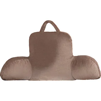 Polštář Bellatex Polštář - opěrka na čtení Kávová