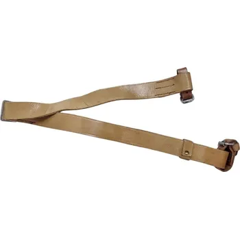 Sportovní střelba ARMÁDNÍ ORIGINÁL SSSR-CCCP Nosný kožený řemen na pušku Mosin-Nagant Gulag SSSR Rusko originál