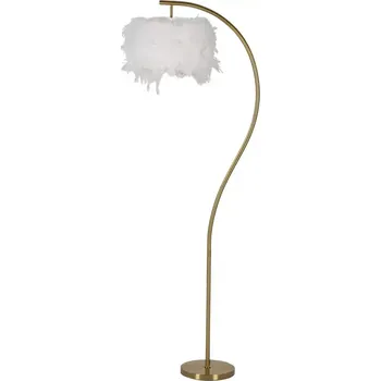 Stojací lampa Stojací lampa Semi Arc 170 cm bílá/zlatá