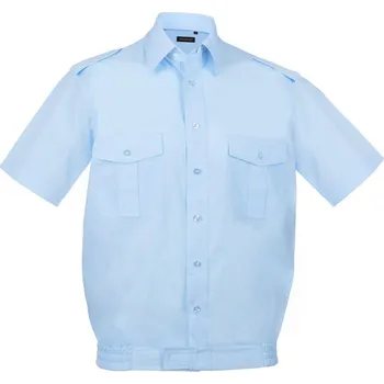 Pánská košile Bundokošile - krátký rukáv Z0086B Barva: light modrá, Velikost: 46