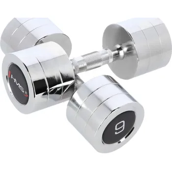 HMS Chromované činky HMS CHD09 2 x 9 kg