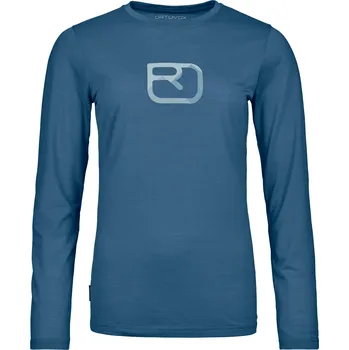 Dámské tričko Ortovox 150 Cool Mtn Silhouette Long Sleeve Women's Barva: Sea Surface, Velikost: XS
