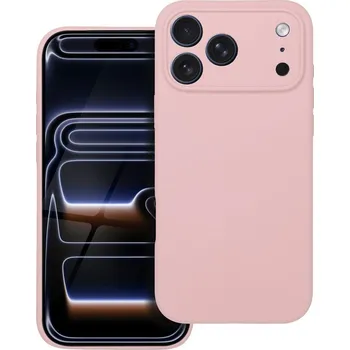 Náhradní kryt pro mobilní telefon Silikonové kryt 2mm na iPhone 17 Pro Max s MagSafe Sand Pink