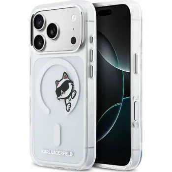 Telefonní příslušenství Karl Lagerfeld IML Choupette Peekaboo MagSafe zadní kryt pro iPhone 17 Pro Transparent