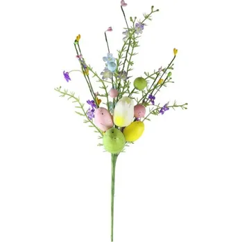 umělá květina Umělé květiny, plast 390mm dekorativní velikonoční větvička, barevná