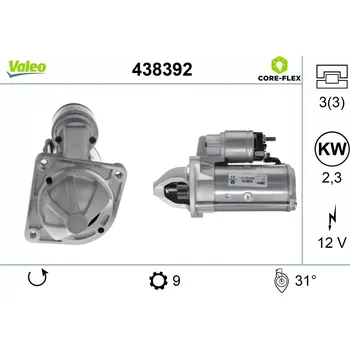 Startér VALEO Startér VALEO CORE-FLEX VA 438392