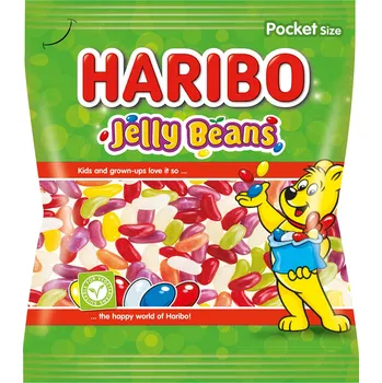 Bonbon Haribo Jelly Beans 80g (Kartonové balení : 30 ks)