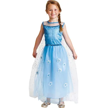 Karnevalový kostým Kostým dětský Princezna modré šaty vel. 4-6 let