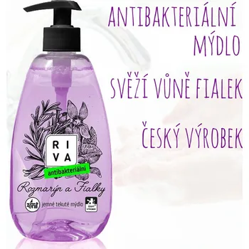 Dezinfekce Antibakteriální mýdlo s vůní fialek - 500ml