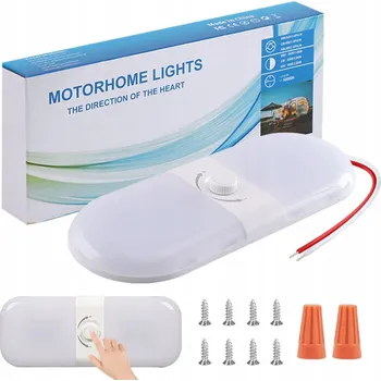 Osvětlení interiéru vozidel STROPNÍ SVĚTLO 12V/24V DO KARAVANU PŘÍVĚSU KABINY ODOLNÉ