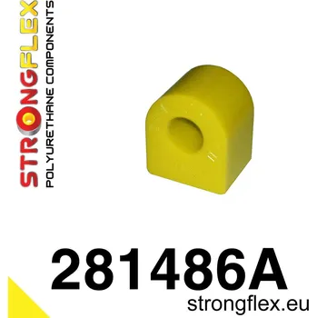 Silentblok nápravy 281486A: Strongflex Silentblok předního stabilizátoru varianta SPORT 15mm Yellow