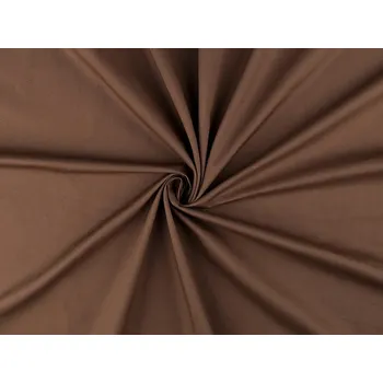 Bavlněný popelín oděvní - 5 (154) hnědá světlá