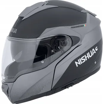 Helma na motorku NISHUA NFX-3 Motocyklová Přilba Vyklápěcí Helma na Motorku Turistická Vel. L