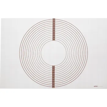 Kuchyňský vál Velká SILIKONOVÝ VÁL na těsto, kuchyňská podložka na pečení a válení, 60 cm