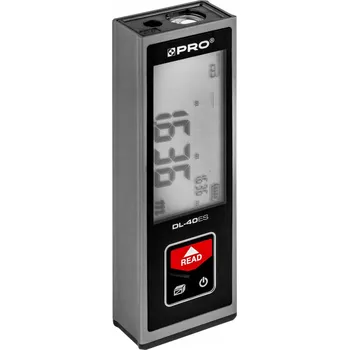 Měřící laser PRO AKUMULÁTOROVÝ LASEROVÝ DÁLKOMĚR 40M S VELKÝM DISPLEJEM, HLINÍKOVÝ