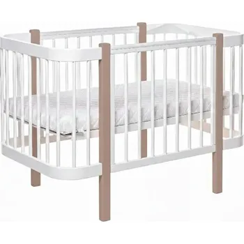 Dětská postýlka Dětská Buková Postýlka AURELIA 126.5×68 cm Ložná Plocha 120×60 cm