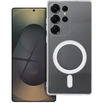 Náhradní kryt pro mobilní telefon Kryt Clear Case 2 mm Samsung Galaxy A57 5G s MagSafe (ochrana fotoaparátu) průsvitný