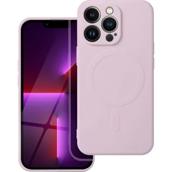 Náhradní kryt pro mobilní telefon Kryt Silikonové kryt Mag Cover s MagSafe pro iPhone 17 Air růžové