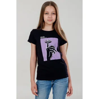 Dívčí tričko Dívčí tričko - WINKIKI WTG 01798, černá Barva: Černá, Velikost: 164