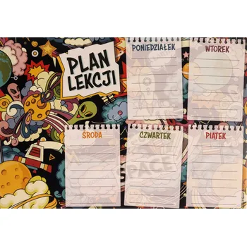 Sešit ROZVRH HODIN SEŠIT A5 ŠKOLNÍ VESMÍR HENRY