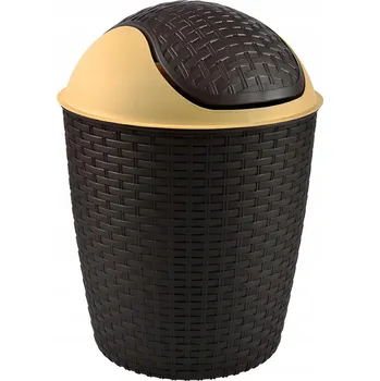 Odpadkový koš Odpadkový koš plastový Katex 16 l hnědý