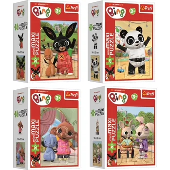 Puzzle Trefl MiniMaxi Puzzle Bing a jeho přátelé 24x 20 dílků