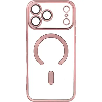 Náhradní kryt pro mobilní telefon Kryt Electro Mag Cover s MagSafe pro iPhone 17 Pro Max Rose Gold