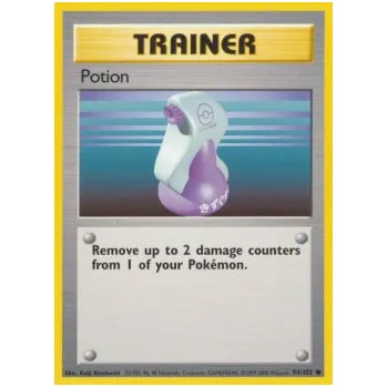 Karetní hra Pokémon BS 094/102 Potion - Base Set Stav: Played