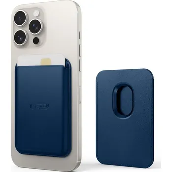 Telefonní příslušenství Kryt Tech-Protect Magwallet Magsafe Universal Magnetic Card Holder navy Blue