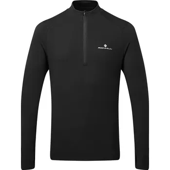 Pánské termo spodní prádlo Tričko - dlouhý rukáv RONHILL M CORE THERMAL 1/2 ZIP Man velikost XL