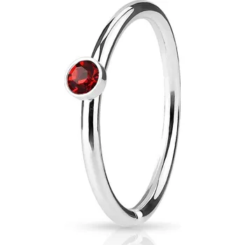 Piercing Šperky4U Piercing do nosu/ucha kruh s kamínkem - N01161-R