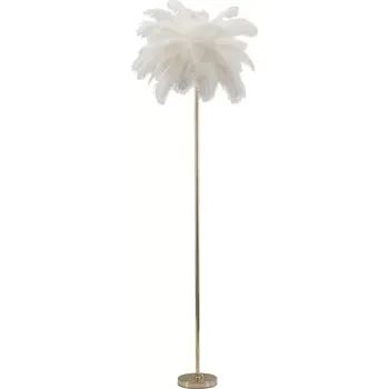 Stojací lampa Stojací lampa Palm 160 cm bílá/zlatá