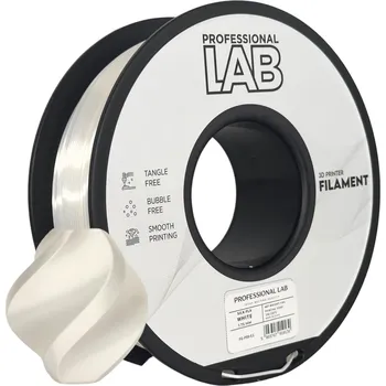 Filament Professional Lab FG-P89-E1, 3D filament, PLA Silk, White, 1kg, 1,75mm