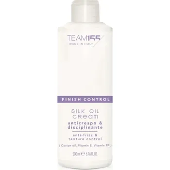 Vlasová regenerace TEAM155 Silk Oil Cream - krémový olej pro uhlazení vlasů, 200 ml