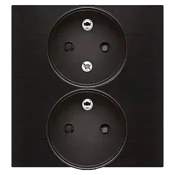 Elektrická zásuvka Elektrická Zásuvka zásuvka Kontakt-simon černá